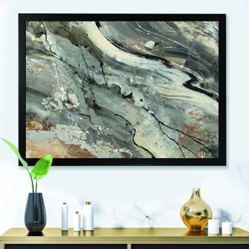 Fire and Ice Minerals V  Wall Art