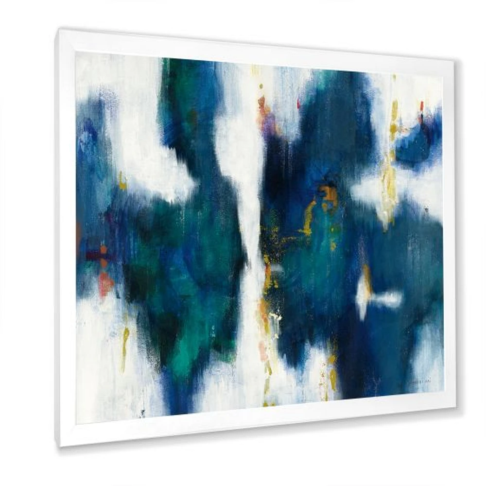 Blue Glam Texture I  Wall Art