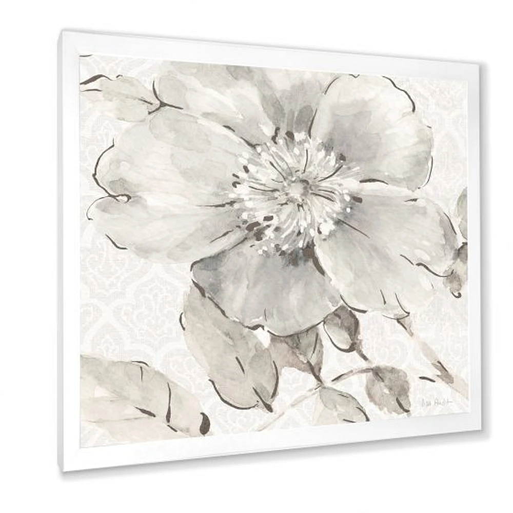 Indigold Grey Peonies II  Wall Art