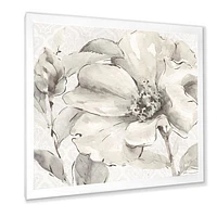 Toile « Indigold Grey Peonies IV »