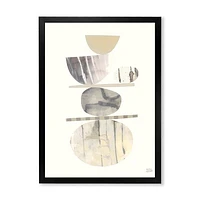 BalanceAbstract Neutral II Wall Art