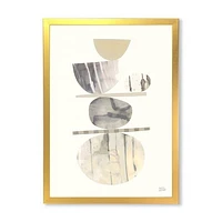 BalanceAbstract Neutral II Wall Art