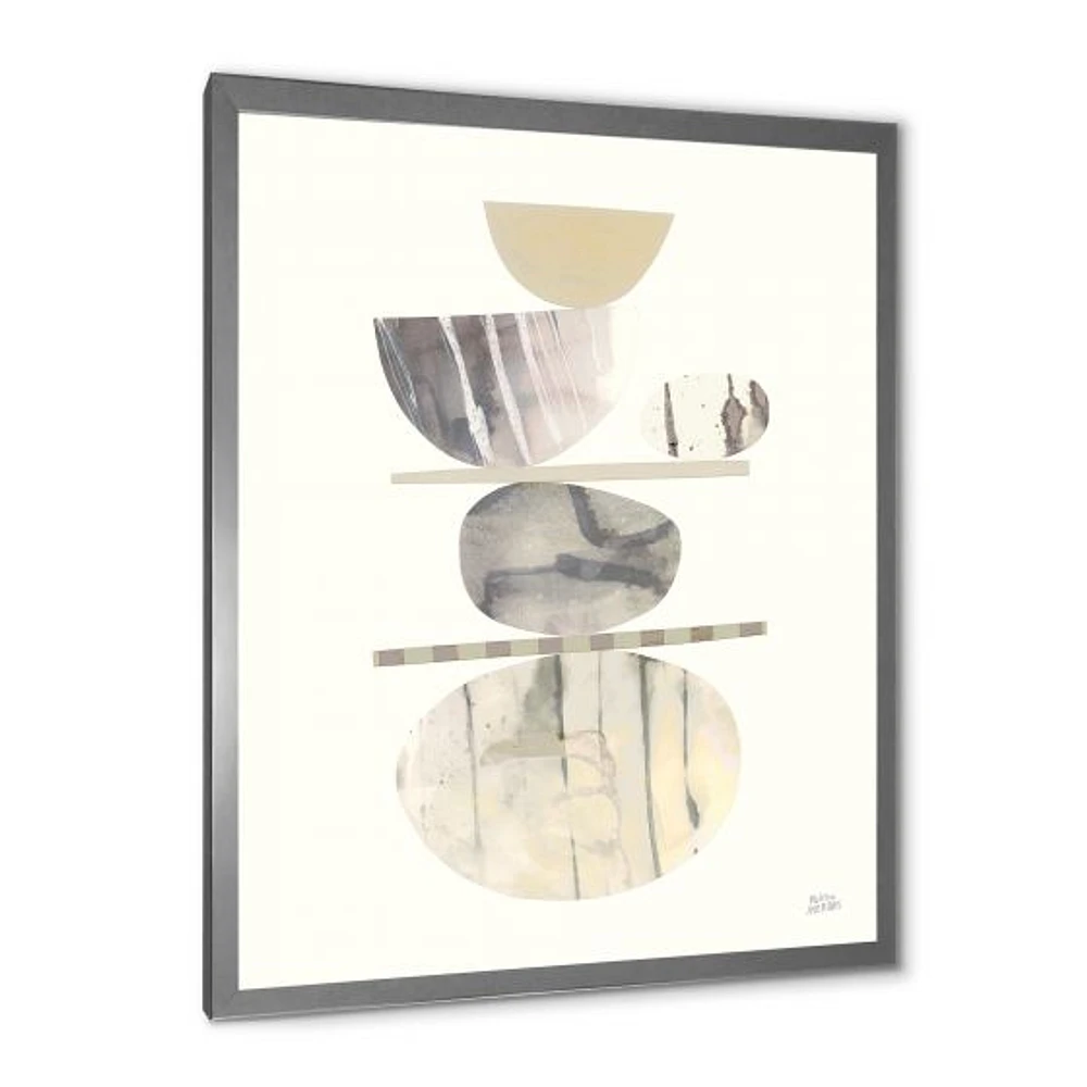 BalanceAbstract Neutral II Wall Art