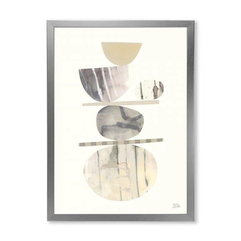 BalanceAbstract Neutral II Wall Art