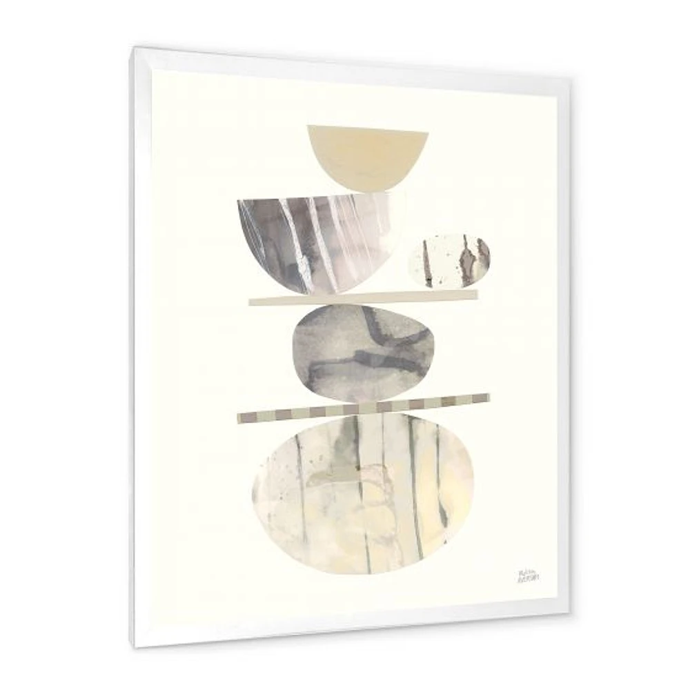 BalanceAbstract Neutral II Wall Art