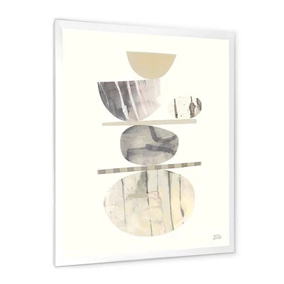 BalanceAbstract Neutral II Wall Art