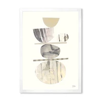 BalanceAbstract Neutral II Wall Art