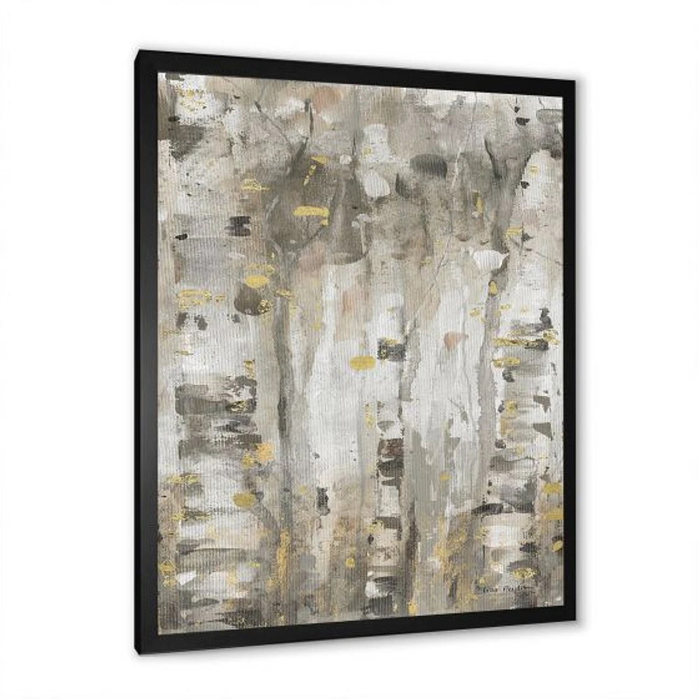 The Modern Grey Forest Wall Art