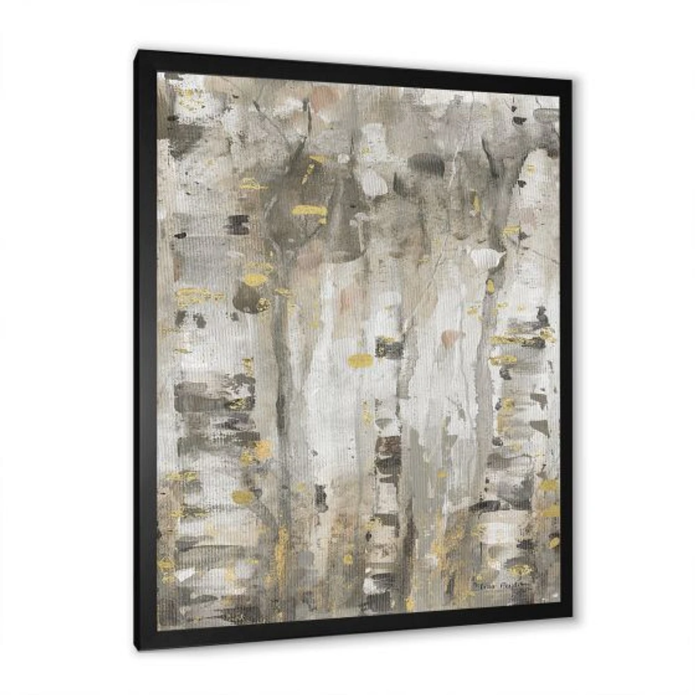 The Modern Grey Forest Wall Art