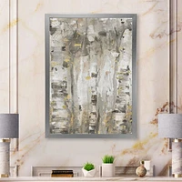 The Modern Grey Forest Wall Art