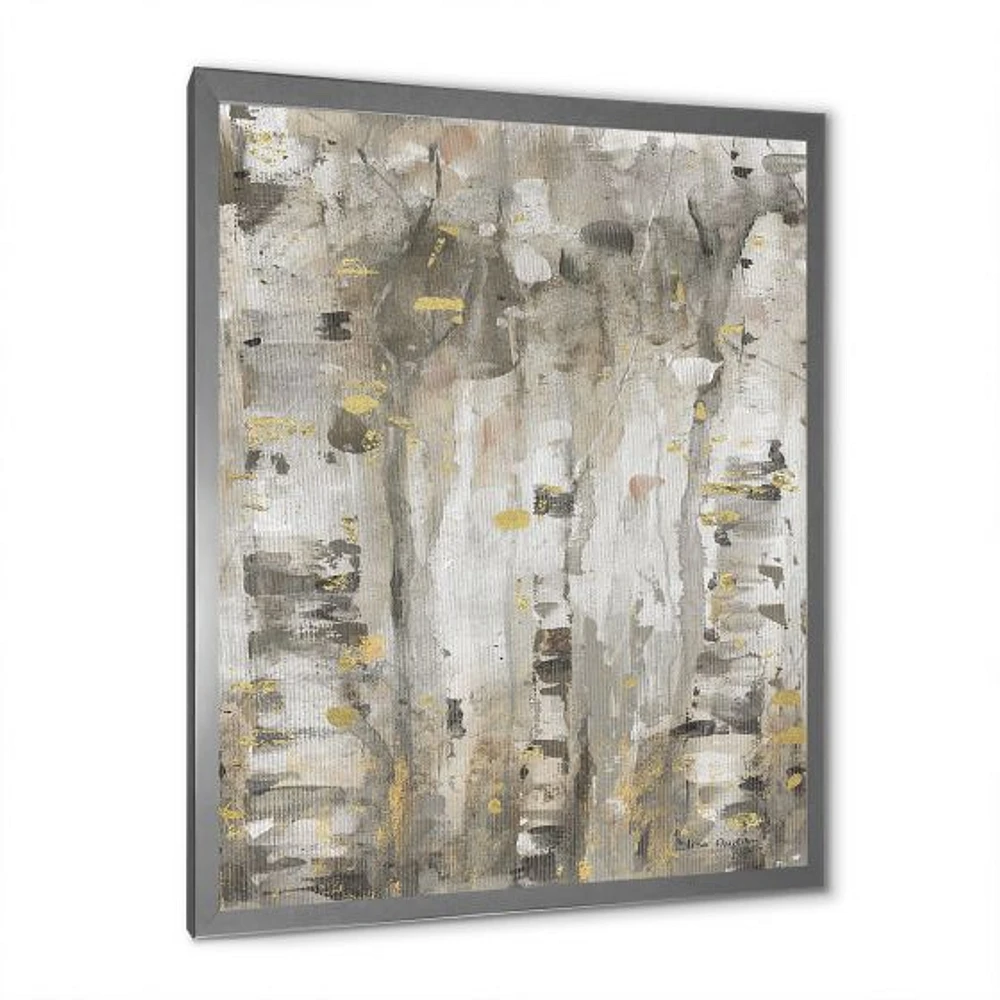 The Modern Grey Forest Wall Art