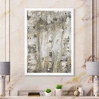 The Modern Grey Forest Wall Art