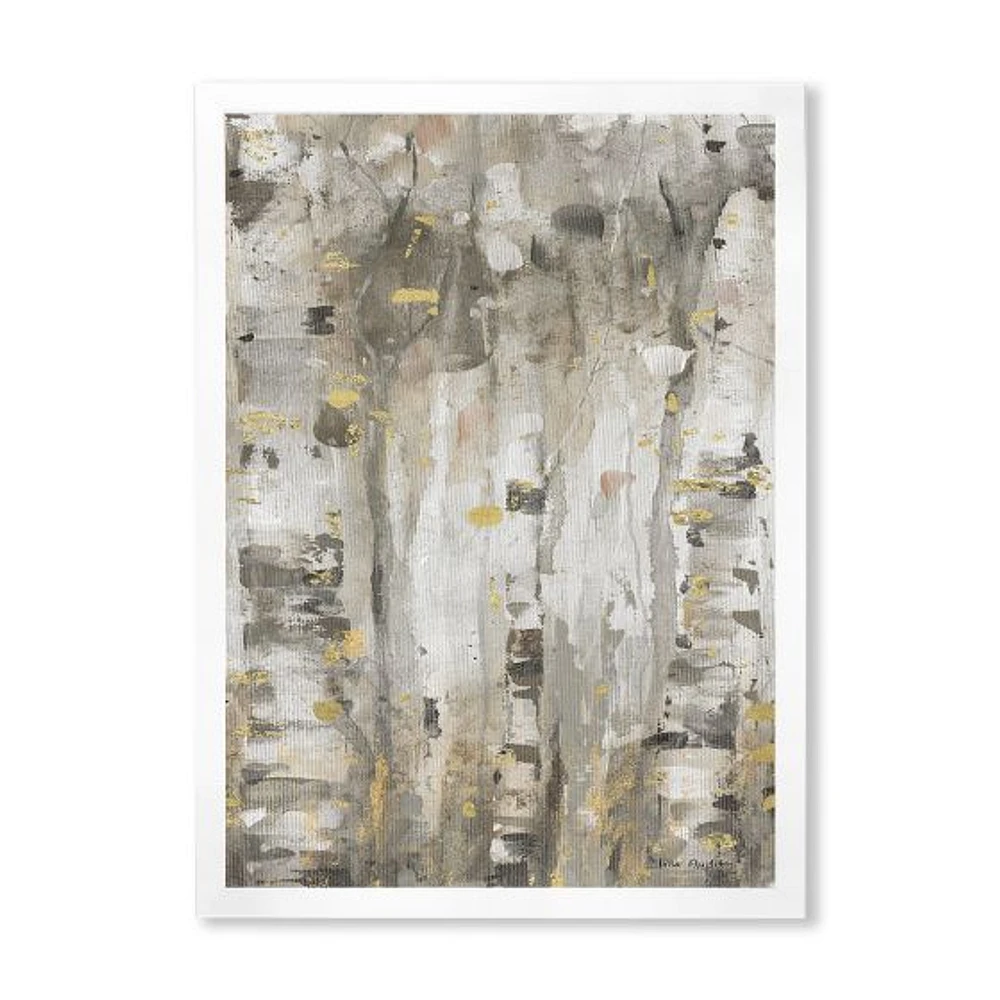 The Modern Grey Forest Wall Art