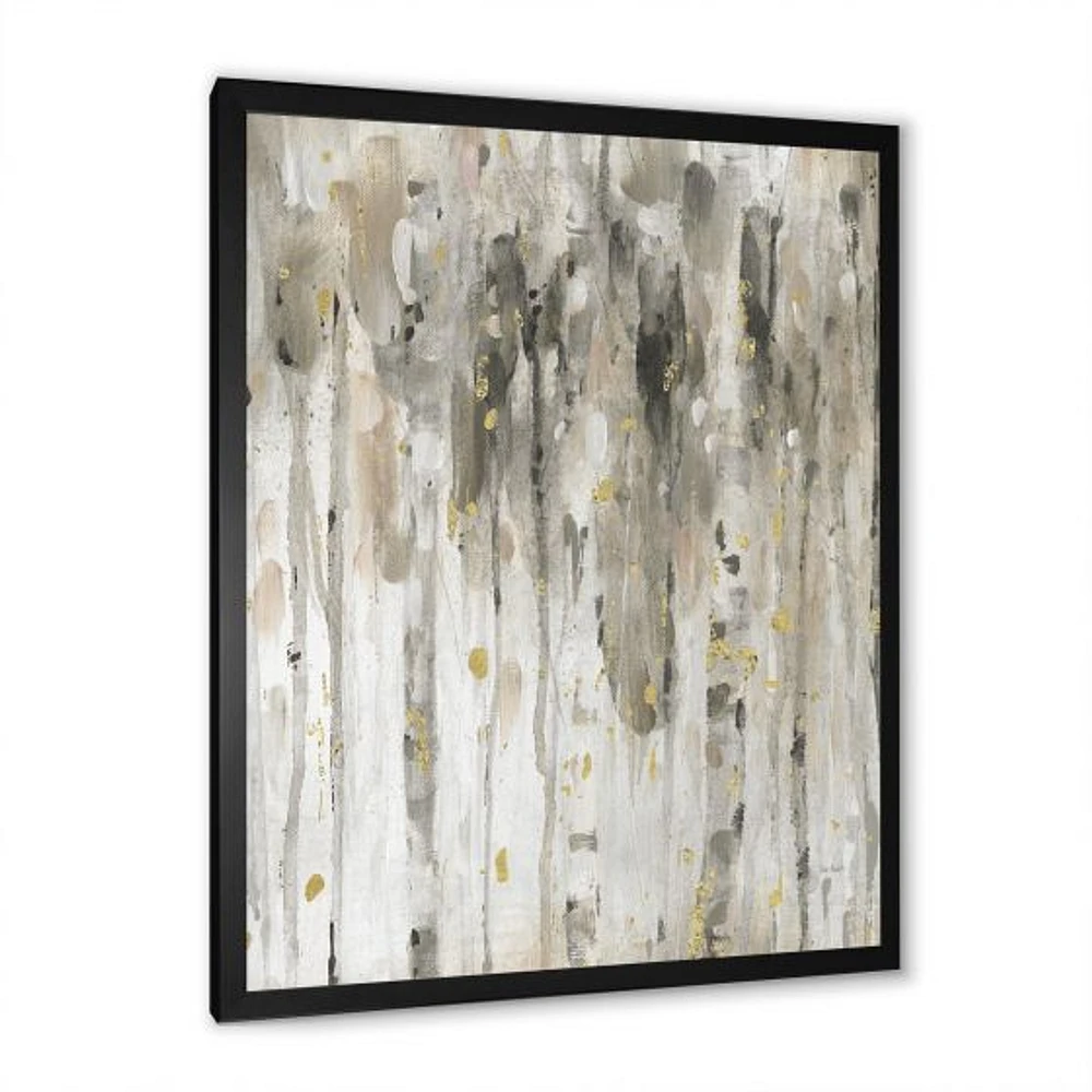 The Modern Grey Forest IV  Wall Art