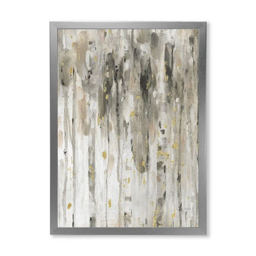 The Modern Grey Forest IV  Wall Art