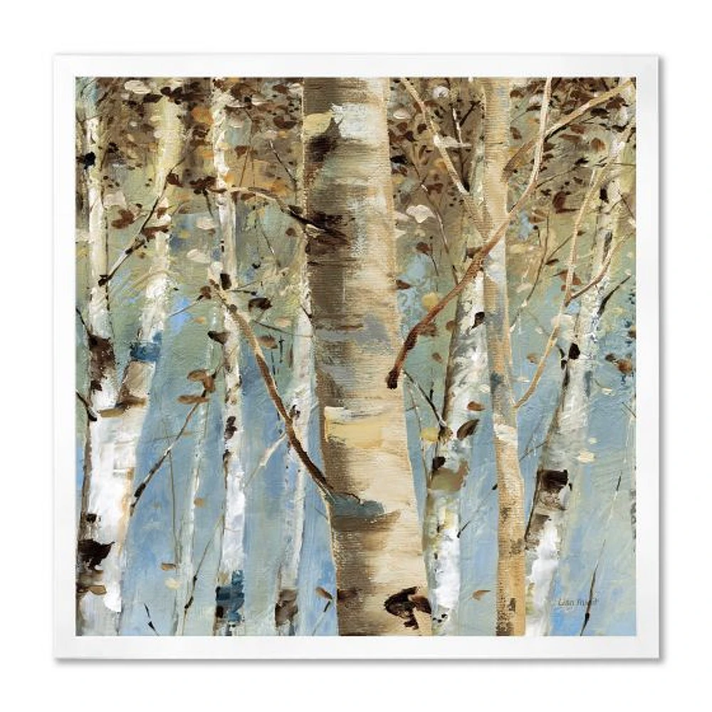 White Birch Forest II  Canvas Wall Art