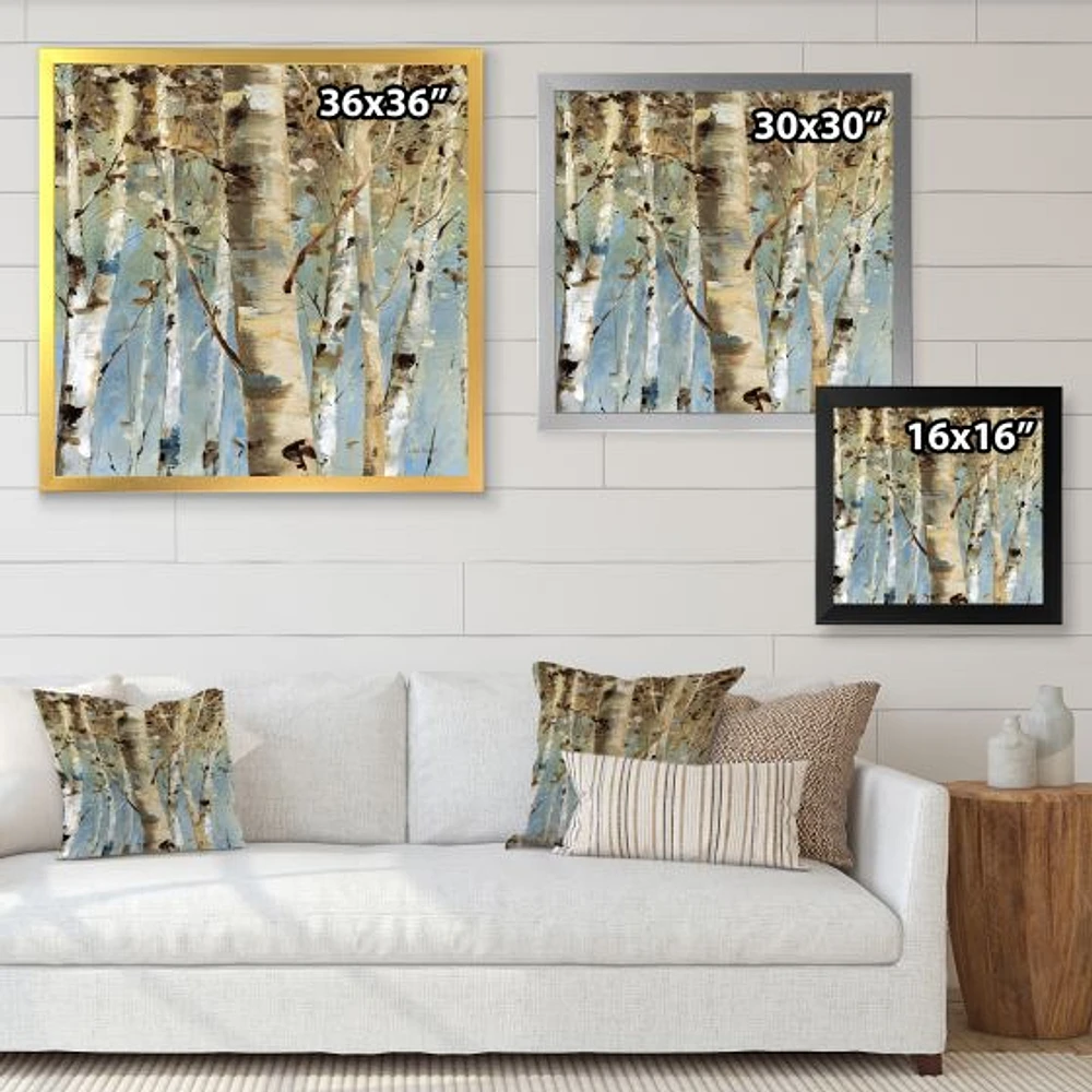 White Birch Forest II  Canvas Wall Art