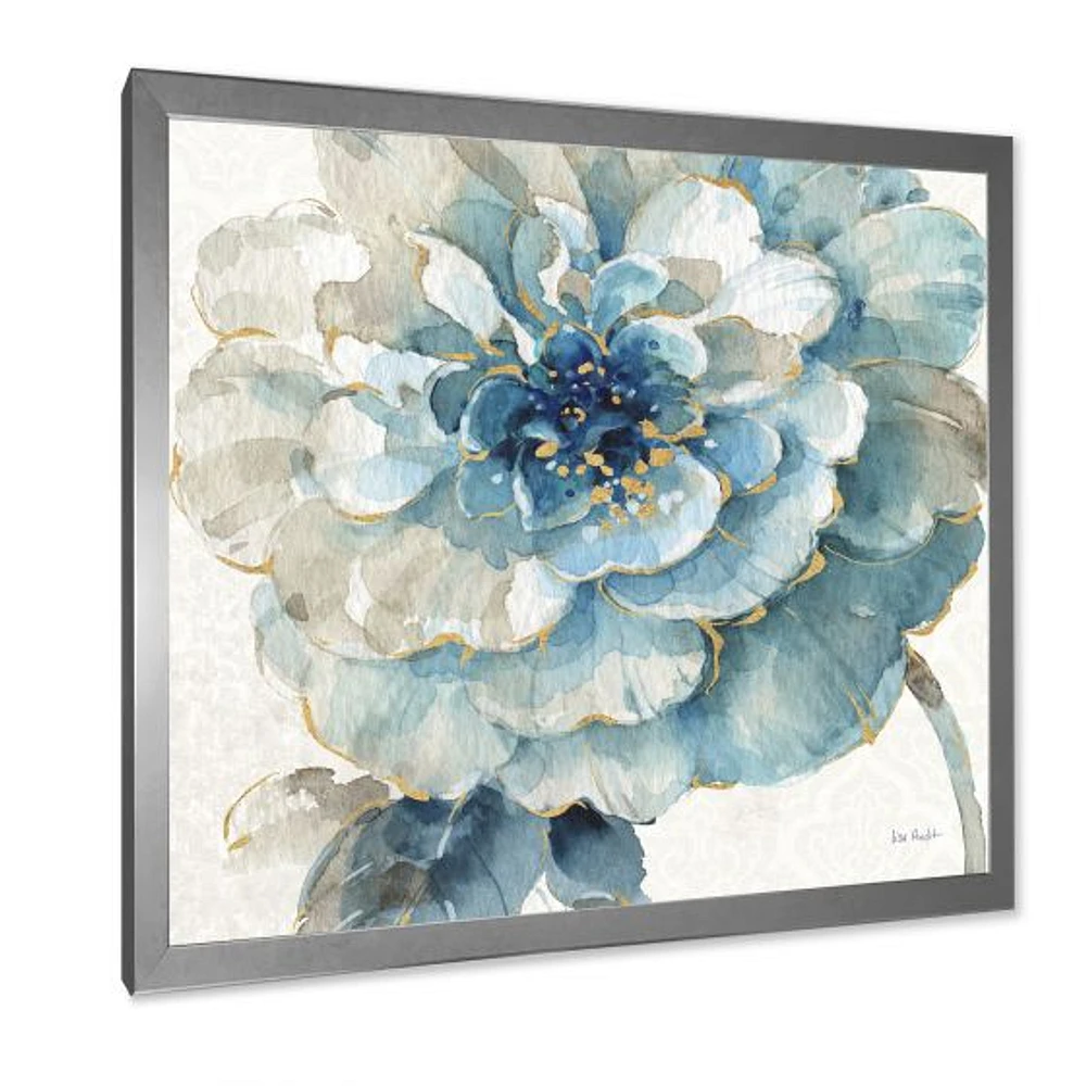 Indigold Gold Country Flower  Canvas Wall Art Print