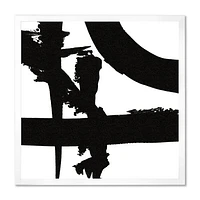 Toile « Black and White Crossing Paths I »