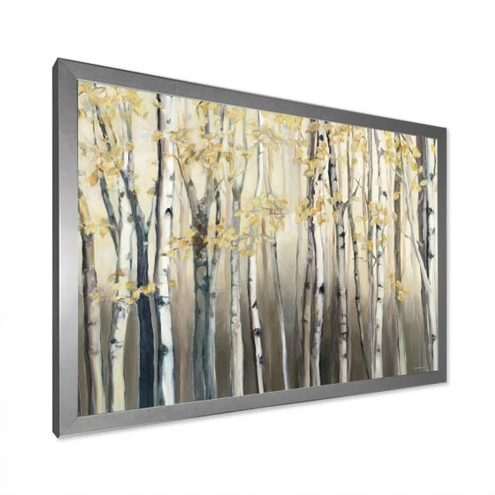 Toile « Golden Birch Forest I »