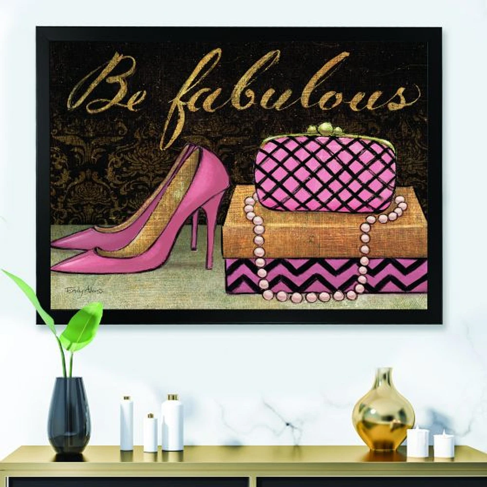 Gold Fabulous Life Style III  FrenchWall Art