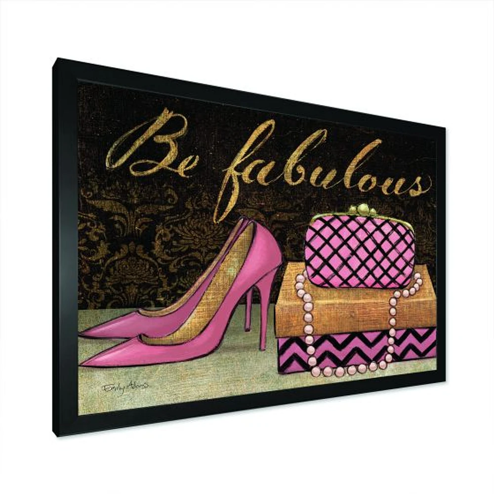 Gold Fabulous Life Style III  FrenchWall Art