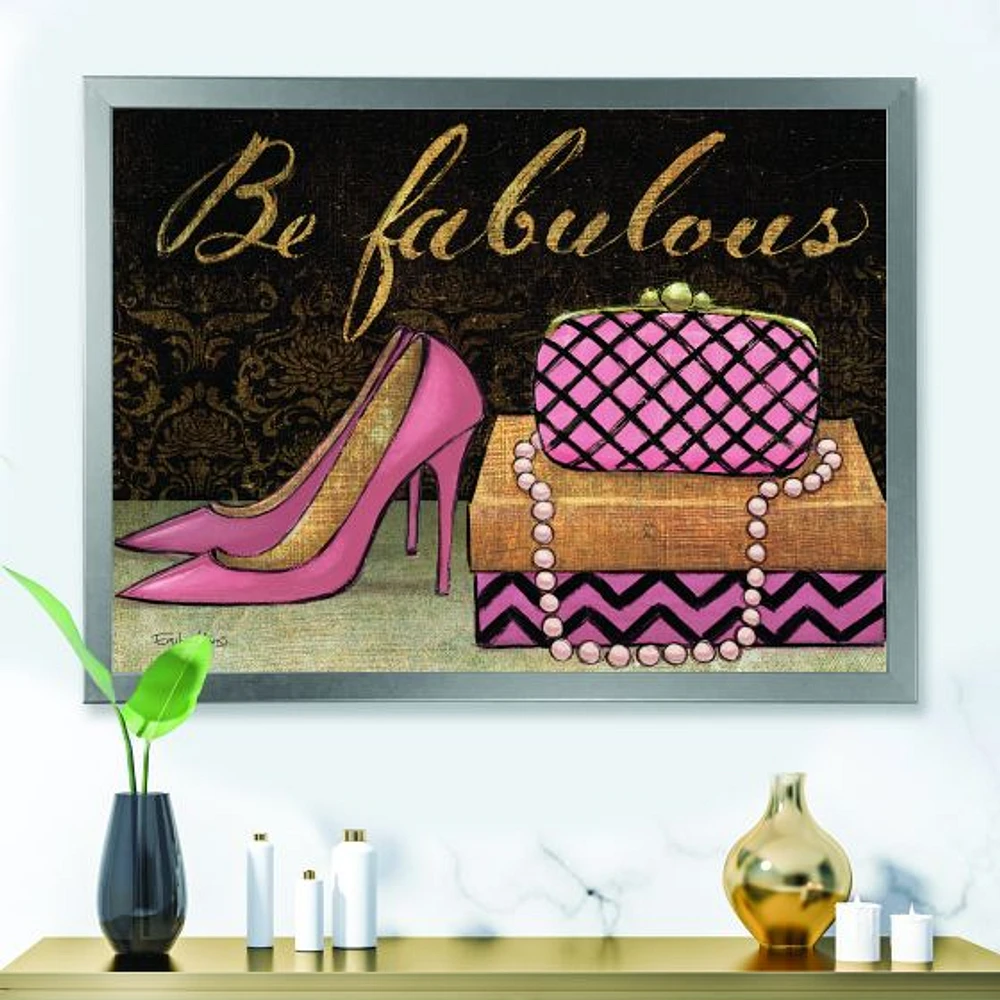 Gold Fabulous Life Style III  FrenchWall Art