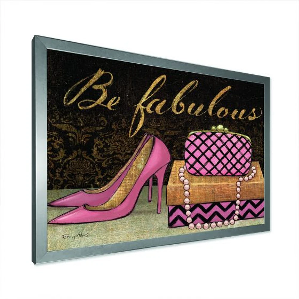 Gold Fabulous Life Style III  FrenchWall Art