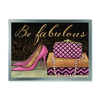 Gold Fabulous Life Style III  FrenchWall Art