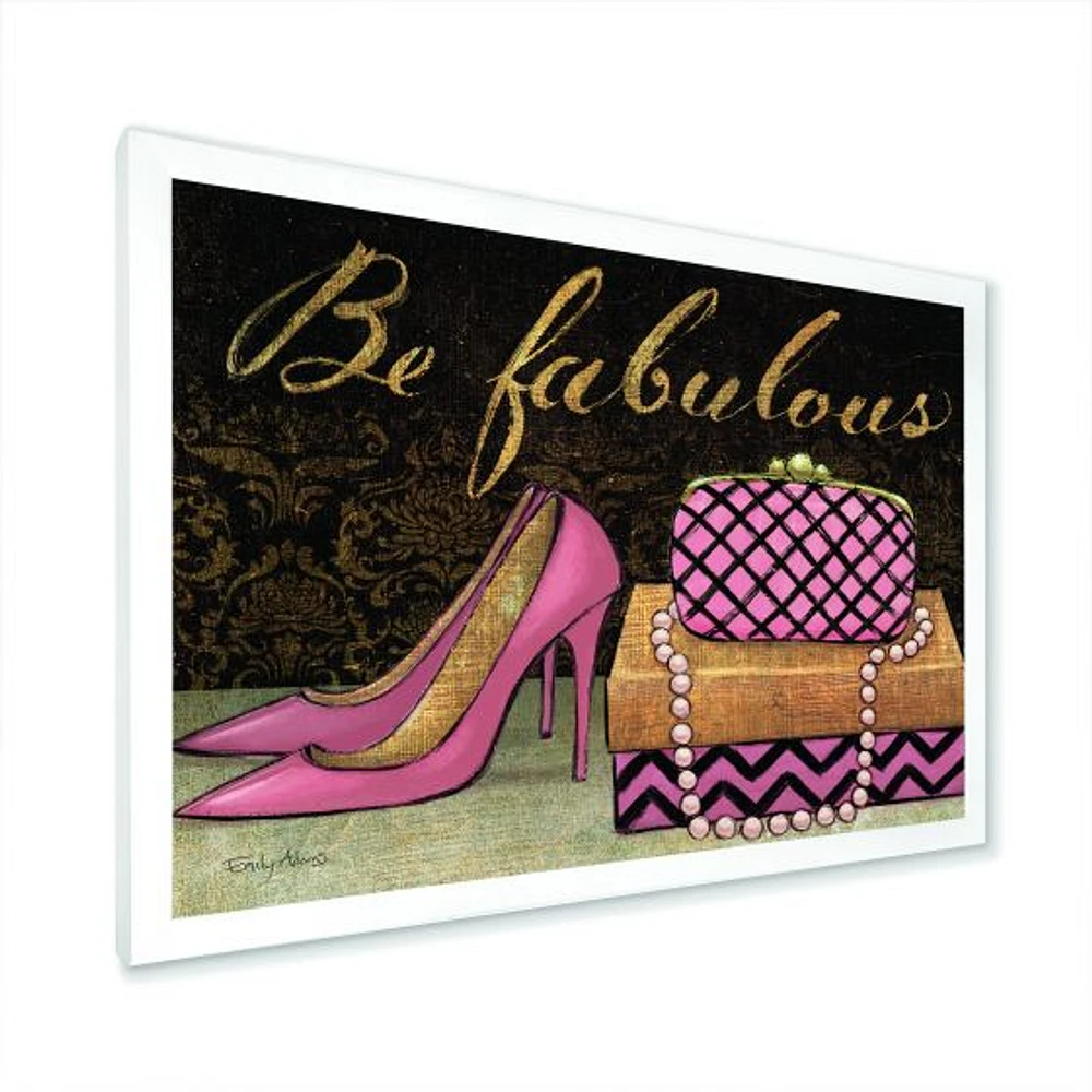 Gold Fabulous Life Style III  FrenchWall Art