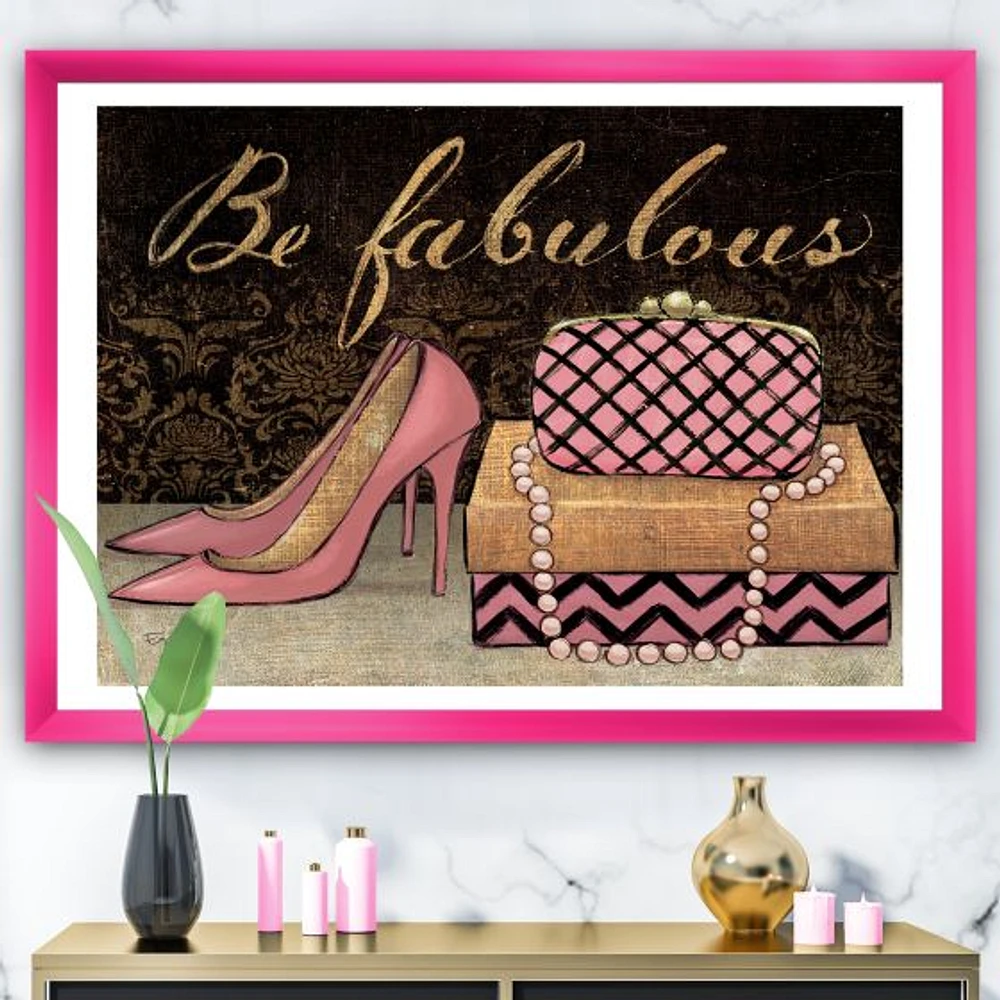 Gold Fabulous Life Style III  FrenchWall Art