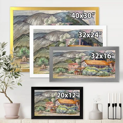 Greek Landscape off The Coast of Aegean Sea  Wall Art