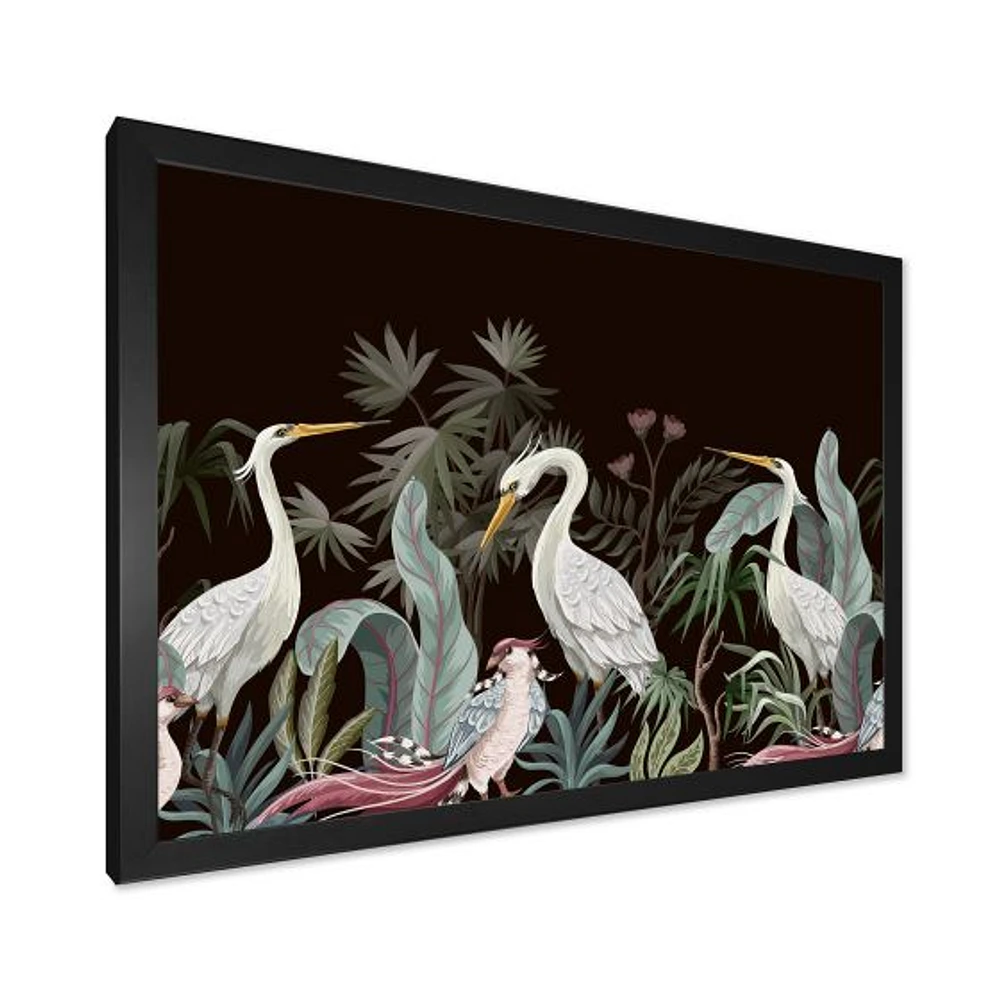 Chinoiserie with Birds and Peonies III  Wall Art