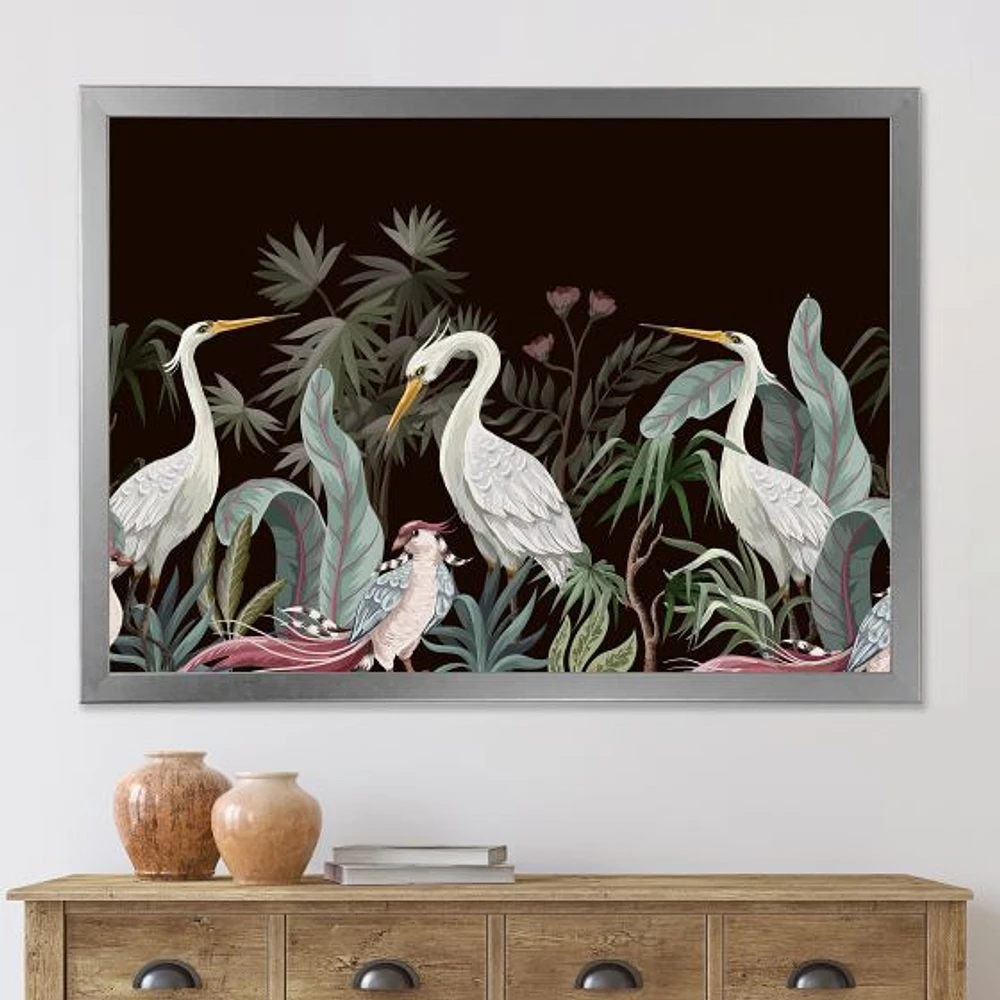 Chinoiserie with Birds and Peonies III  Wall Art