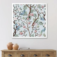 Chinoiserie with Birds and Peonies X  Wall Art