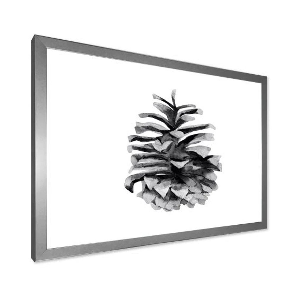 Toile « Conifer Cone Monochrome