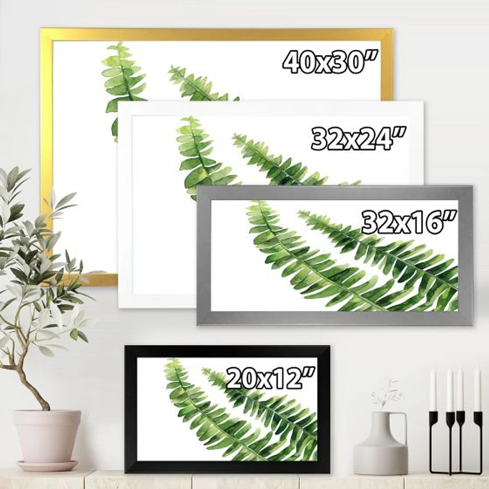 Fern Leaves Detail I  Wall Art