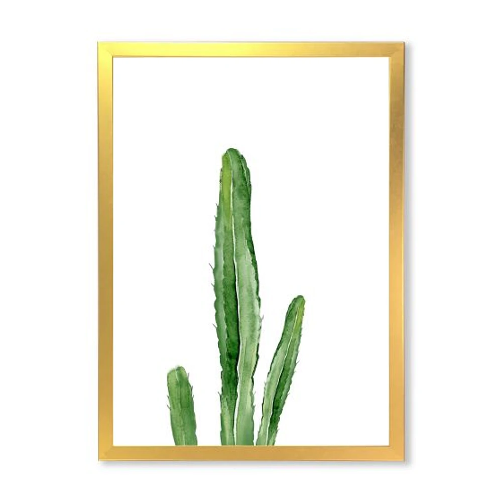 Toile « Green Cactus South Western Plant Botanical Detail »