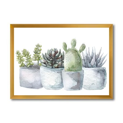 Cactus and Succulent House Plants I  Wall Art