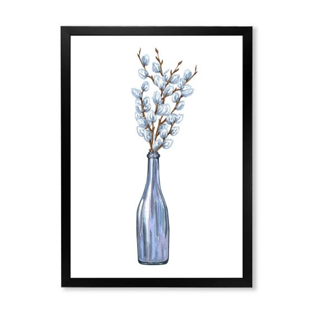 Bunch of Blue Willow Twigs II  Wall Art