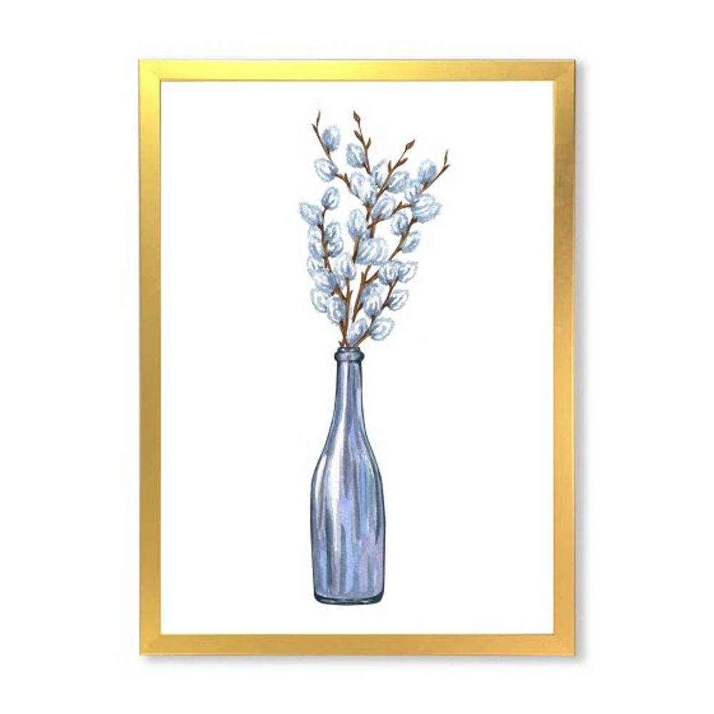 Bunch of Blue Willow Twigs II  Wall Art