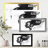 Monochrome Portrait of African American Woman I  Wall Art