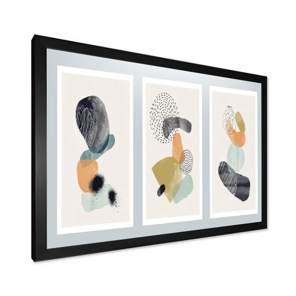 Minimalistic Compostion of Organic Shapes I  Wall Art