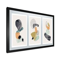 Minimalistic Compostion of Organic Shapes I  Wall Art