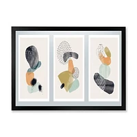 Minimalistic Compostion of Organic Shapes I  Wall Art