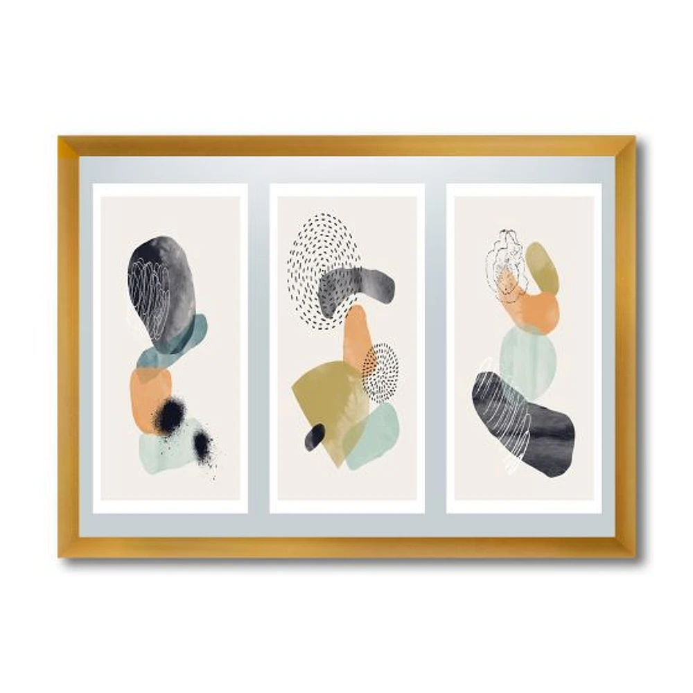 Minimalistic Compostion of Organic Shapes I  Wall Art