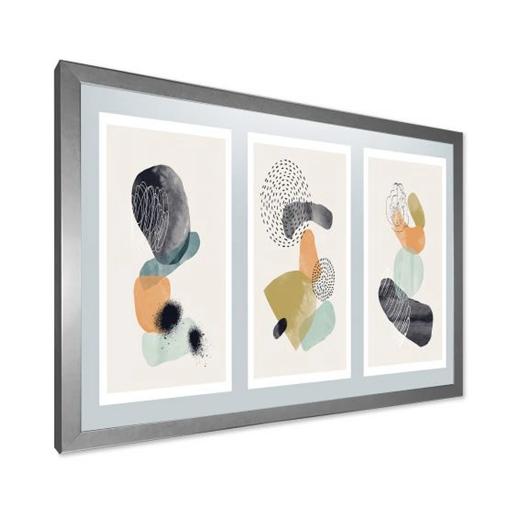 Minimalistic Compostion of Organic Shapes I  Wall Art