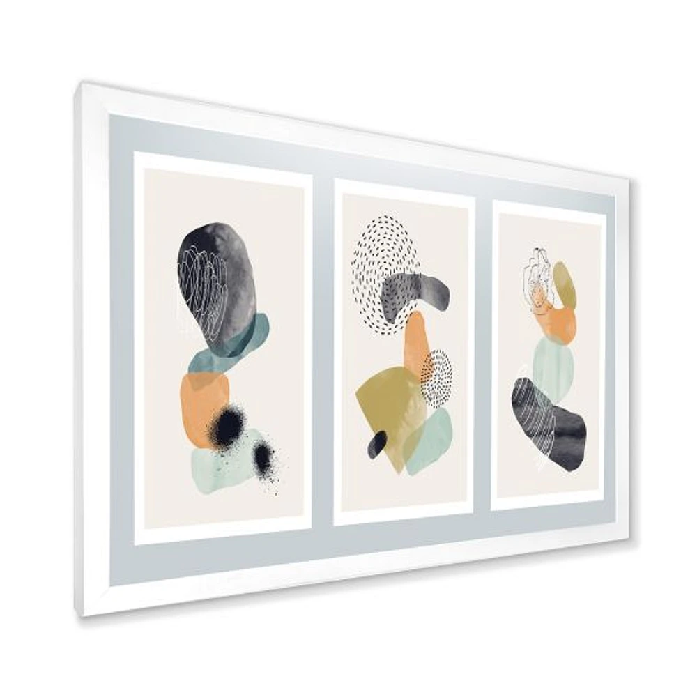 Minimalistic Compostion of Organic Shapes I  Wall Art