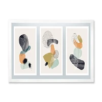 Minimalistic Compostion of Organic Shapes I  Wall Art