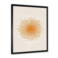 Orange Sun Print II  Wall Art